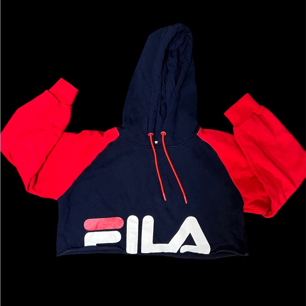 Cropped Fila Hoodie